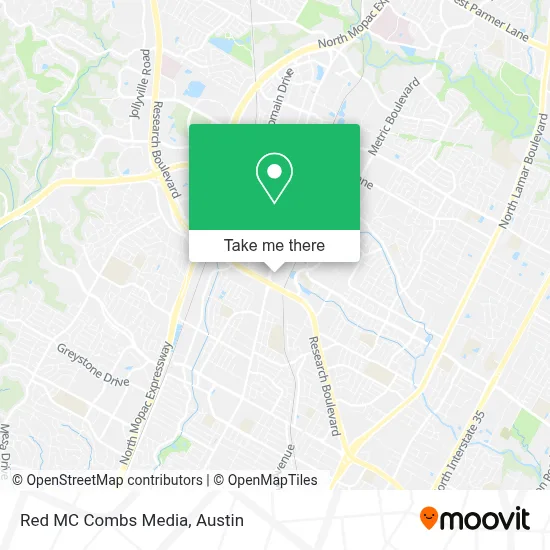 Red MC Combs Media map