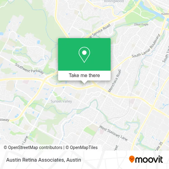 Austin Retina Associates map