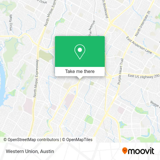 Western Union map
