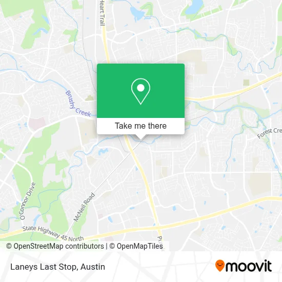 Laneys Last Stop map