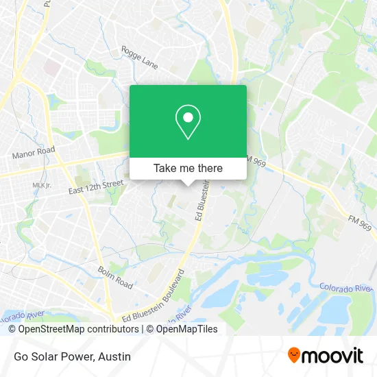 Go Solar Power map