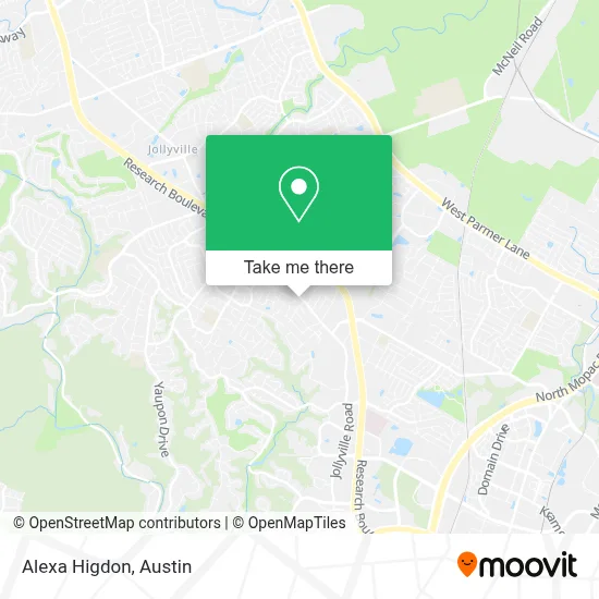 Alexa Higdon map