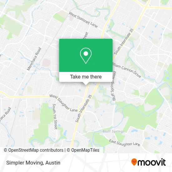 Simpler Moving map