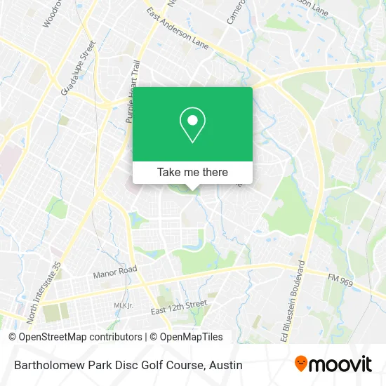 Bartholomew Park Disc Golf Course map