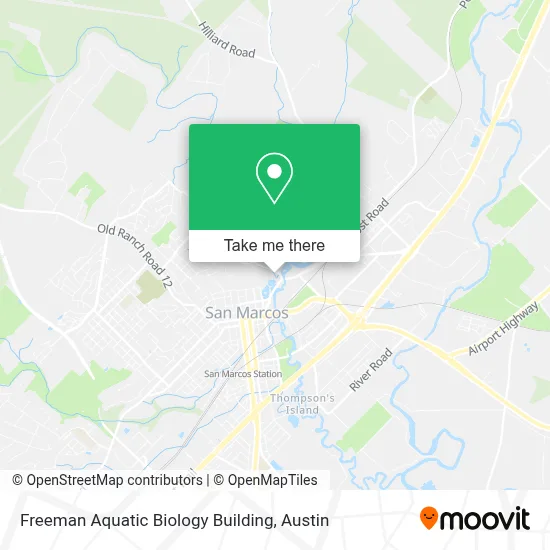 Freeman Aquatic Biology Building map