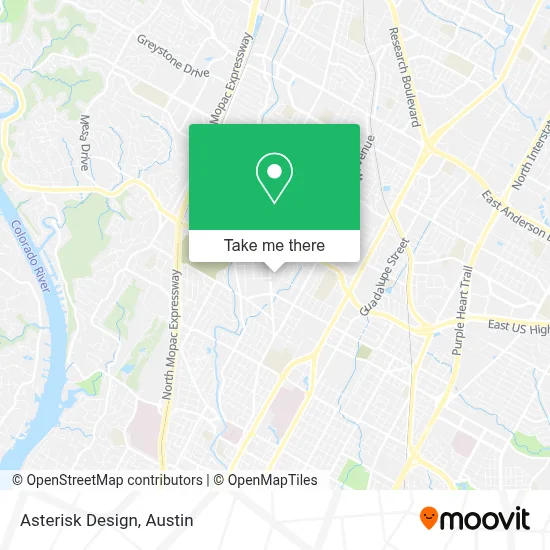 Asterisk Design map