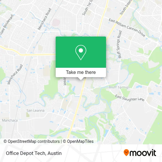 Office Depot Tech map