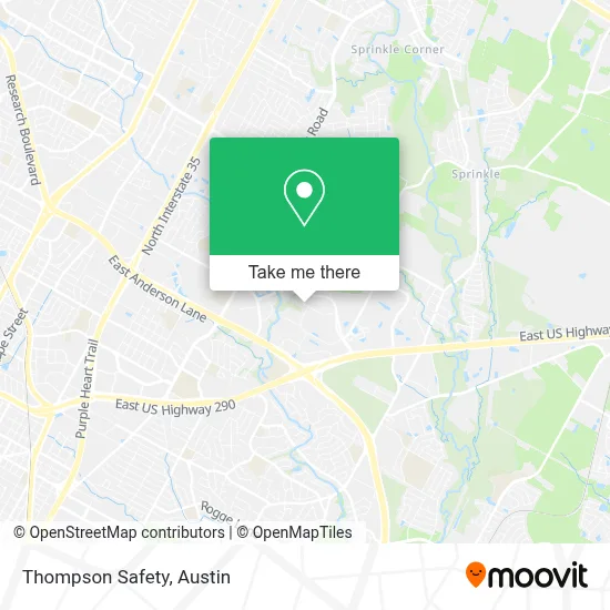 Thompson Safety map