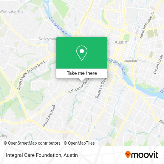 Integral Care Foundation map