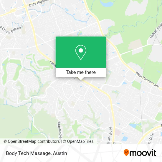 Body Tech Massage map