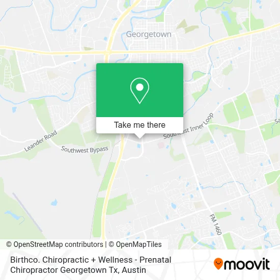 Birthco. Chiropractic + Wellness - Prenatal Chiropractor Georgetown Tx map