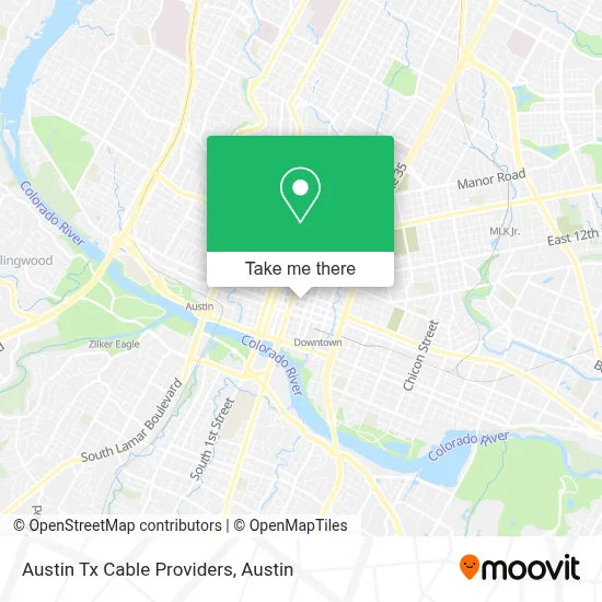 Austin Tx Cable Providers map