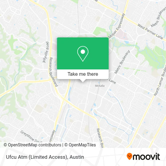 Ufcu Atm (Limited Access) map