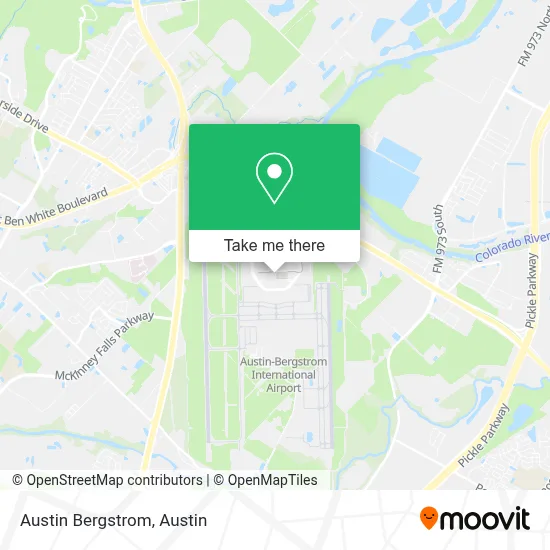 Austin Bergstrom map