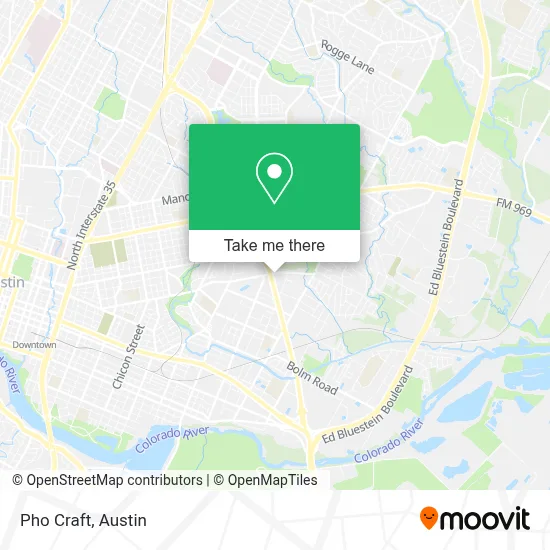 Pho Craft map
