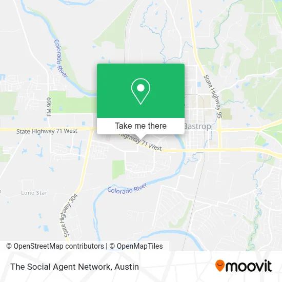 The Social Agent Network map