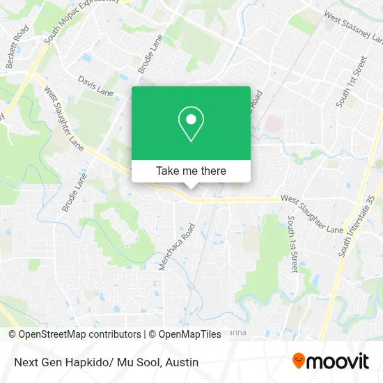 Next Gen Hapkido/ Mu Sool map