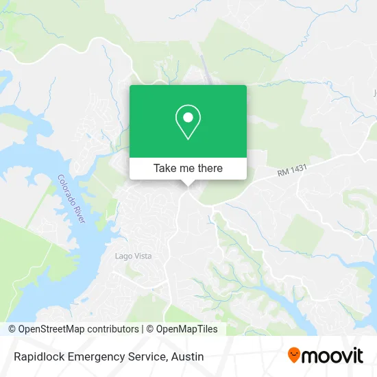 Rapidlock Emergency Service map