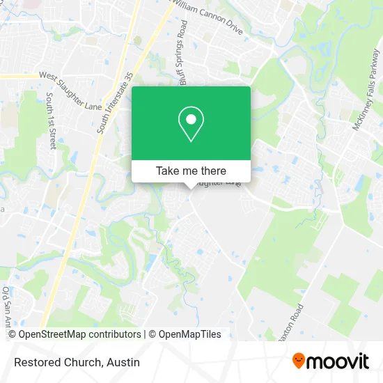 Restored Church map