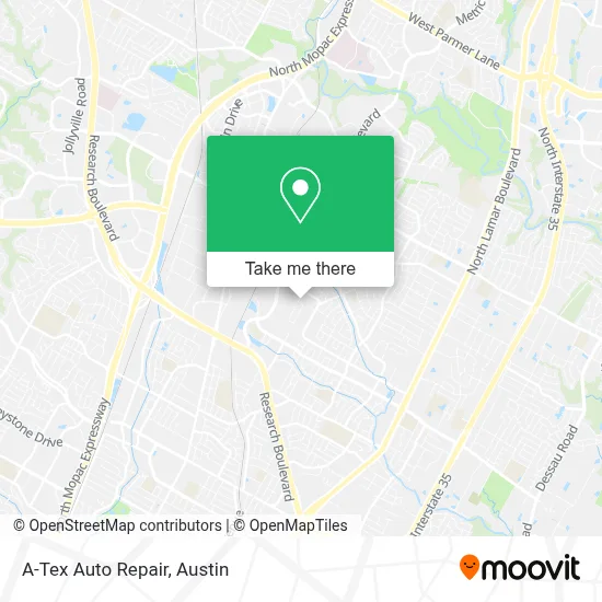 A-Tex Auto Repair map