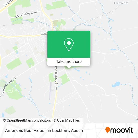 Americas Best Value Inn Lockhart map