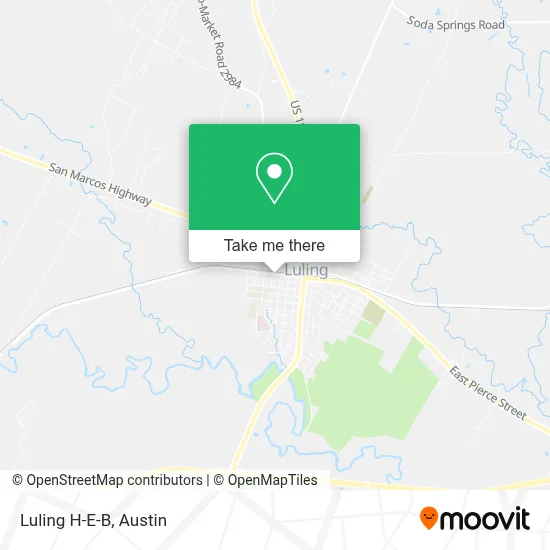 Luling H-E-B map