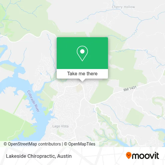Lakeside Chiropractic map