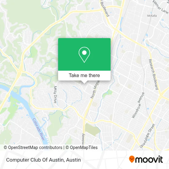 Computer Club Of Austin map