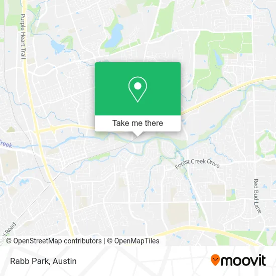 Rabb Park map