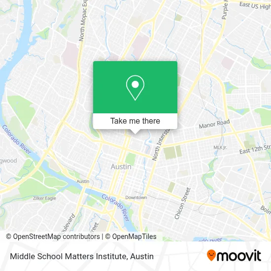 Middle School Matters Institute map