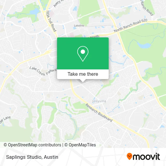 Saplings Studio map