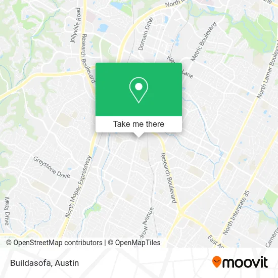 Buildasofa map