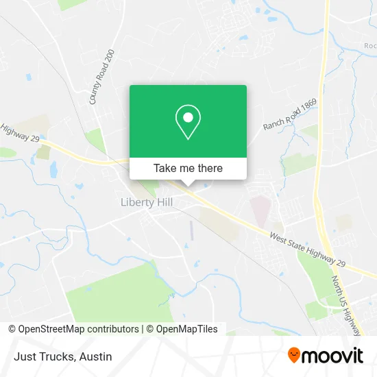 Just Trucks map