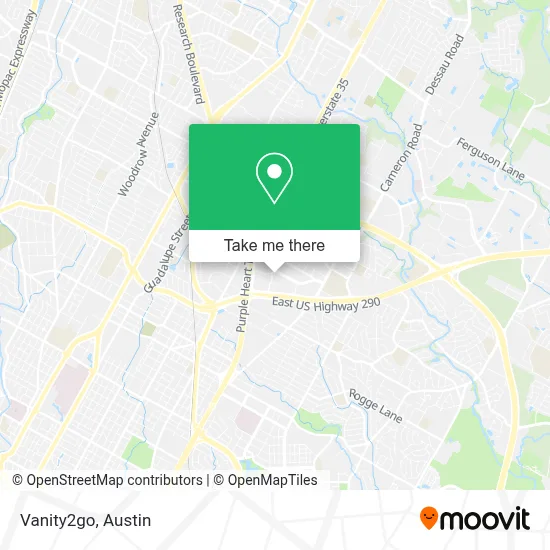 Vanity2go map