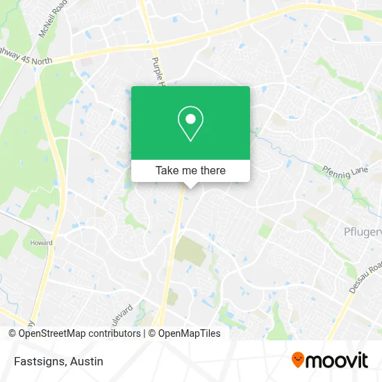 Fastsigns map