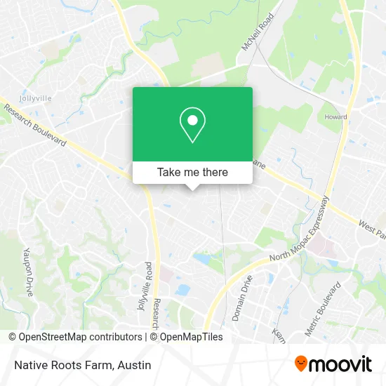 Native Roots Farm map