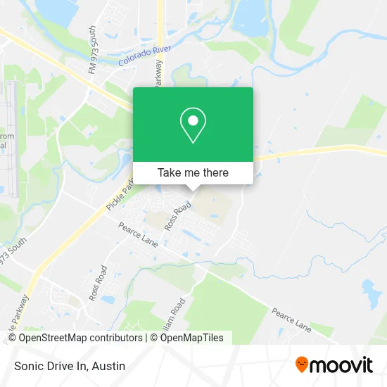 Sonic Drive In map