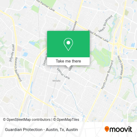Guardian Protection - Austin, Tx map