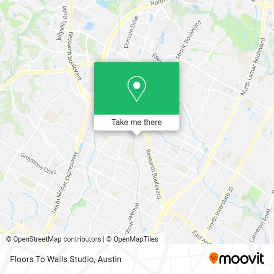 Floors To Walls Studio map