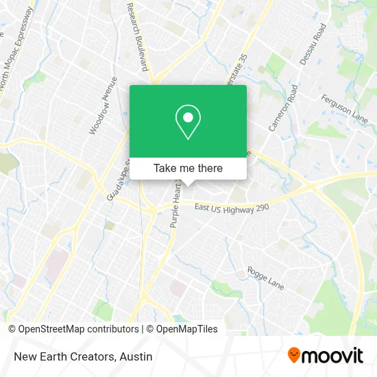 New Earth Creators map