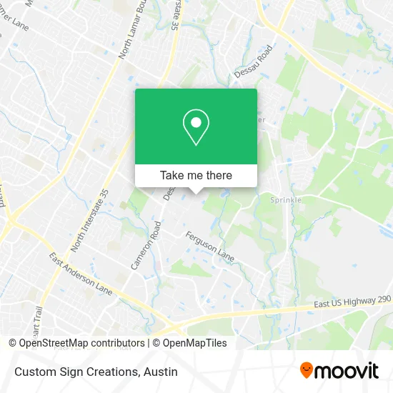 Custom Sign Creations map