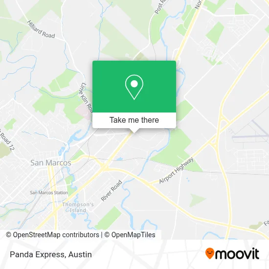 Panda Express map