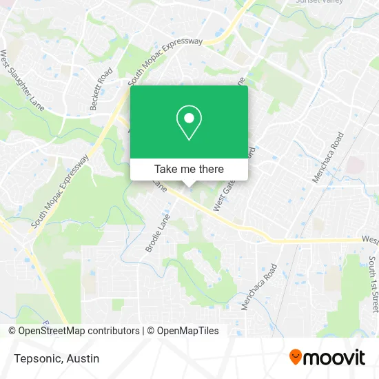Tepsonic map