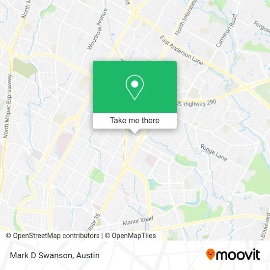 Mark D Swanson map