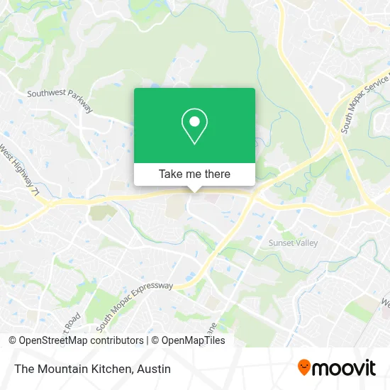 The Mountain Kitchen map