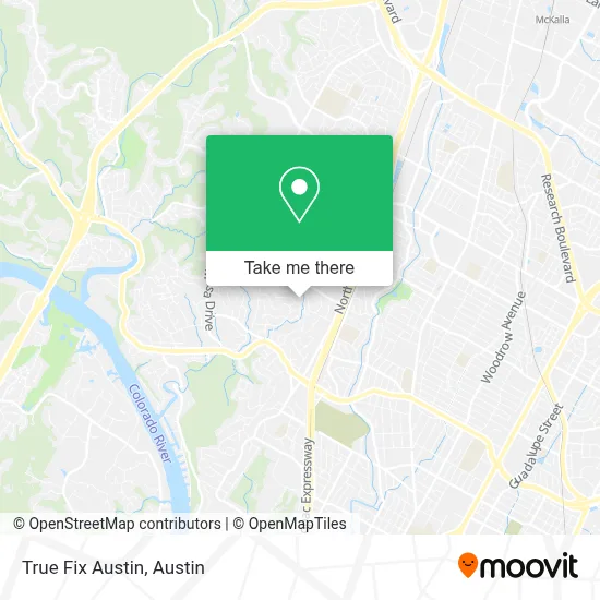 True Fix Austin map