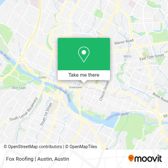 Fox Roofing | Austin map