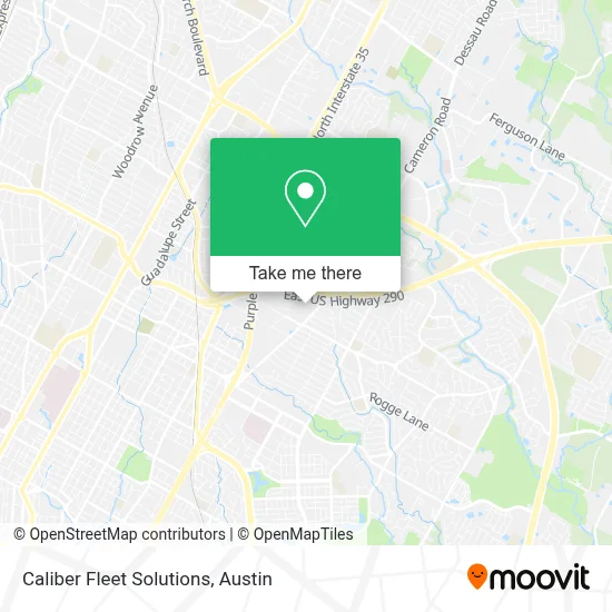 Caliber Fleet Solutions map