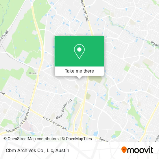 Cbm Archives Co., Llc map