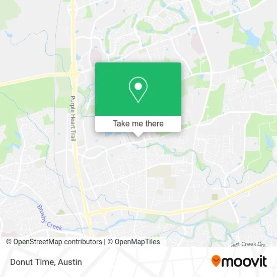Donut Time map